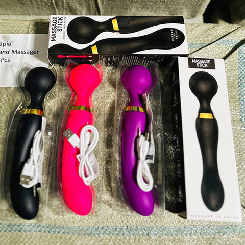 2 Sided Wand vibrator for dual pleasure {water Proof} 30 plus vibration mode 📳